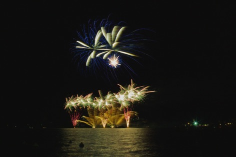 Lavena Ponte Tresa - fuochi d'artificio